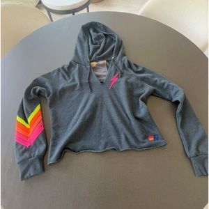 Aviator Nation Cropped Hoodie